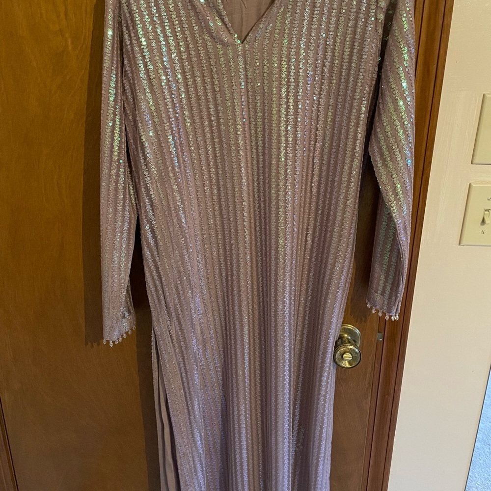 Baroque Lavendar 3 piece sequin suit